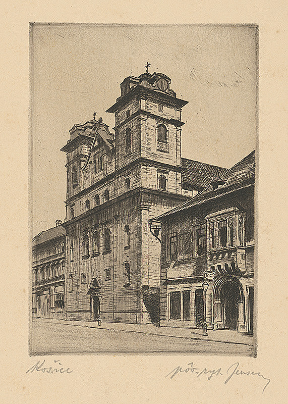 Neznámy autor, Andreas Jensen – Premonštrátny kostol v Košiciach 