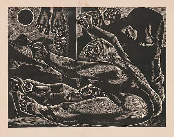 Július Szabó – Oplakávanie partizána I. 