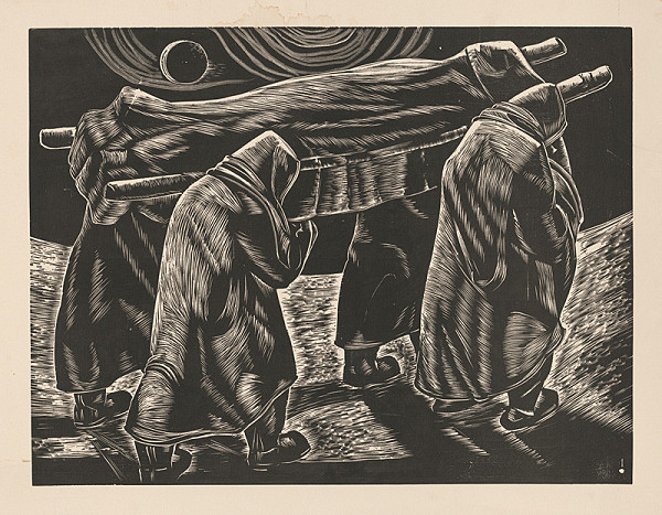 Július Szabó – Oplakávanie partizána III. 