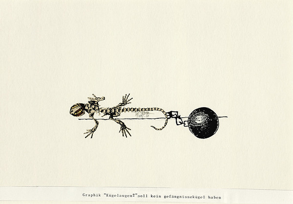 Igor Ďurišin – Graphik "Kügelaugen 2" soll kein Gefängnissekügel haben 