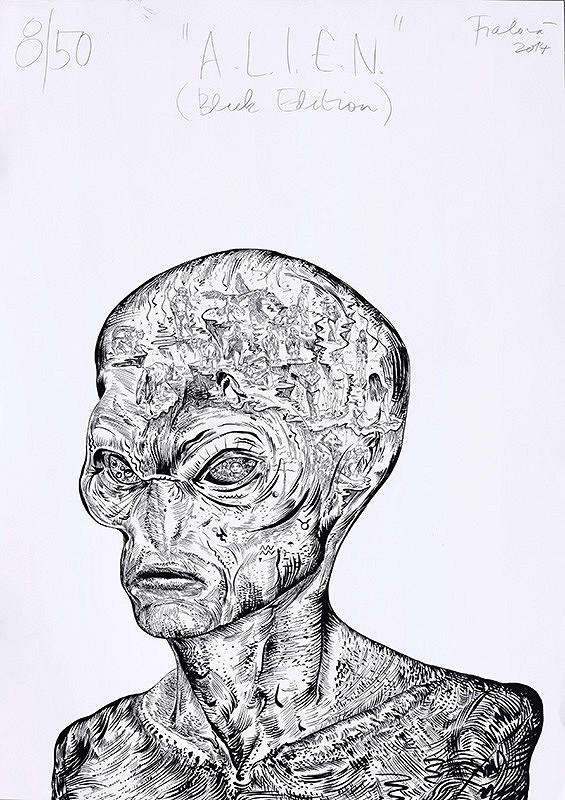 Svetlana Fialová – A.L.I.E.N. (čierny variant) 