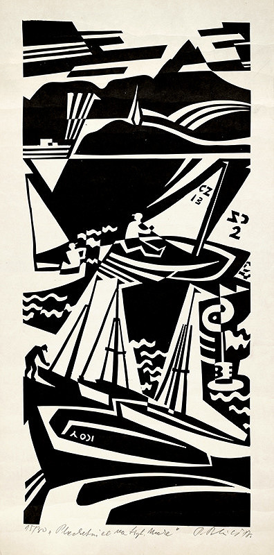 Pavol Petráš st. – Plachetnice na Liptovskej Mare 