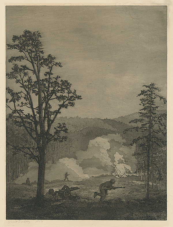 Orest Dubay – Boj (Útok partizánov) 