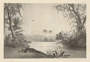 Emanuel Andrássy – Číhanie na krokodíla (Motív z cesty po východnej Indii VIII.) 