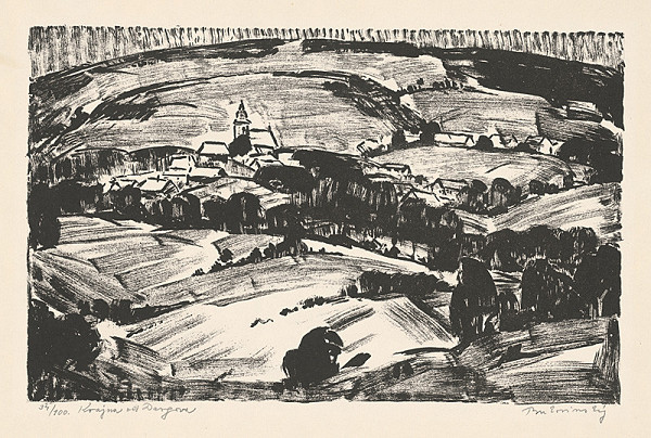 Július Bukovinský – Krajina od Dargova 