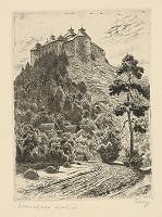 Koloman Tichy – Hrad Krásna Hôrka zo severu 