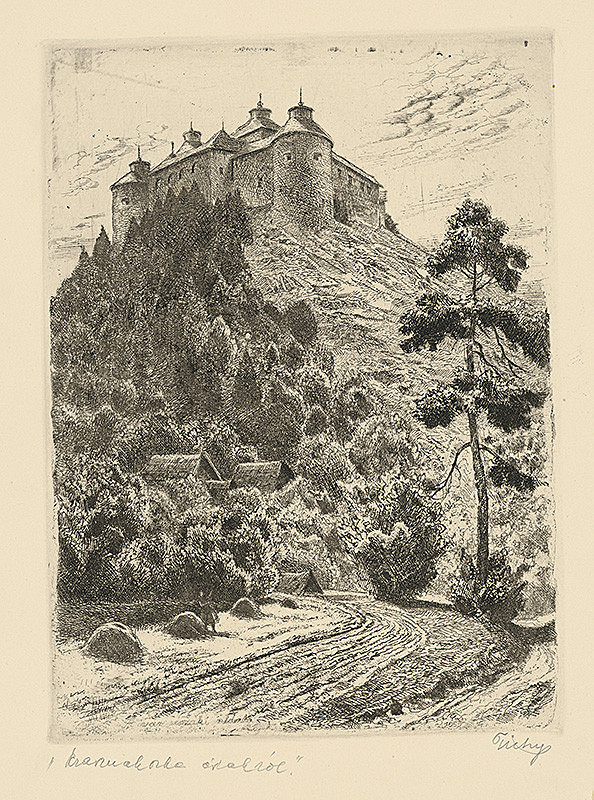 Koloman Tichy – Hrad Krásna Hôrka zo severu 