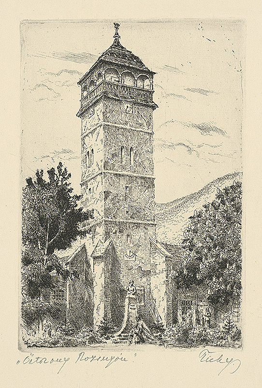 Koloman Tichy – Strážna veža v Rožňave 