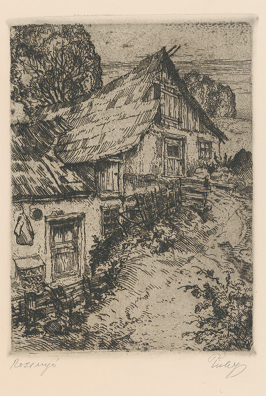 Koloman Tichy – Záber z periférie Rožňavy 