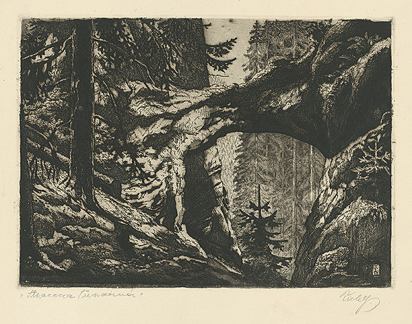 Koloman Tichy – Záber zo Stratenej doliny - Hrad víl 