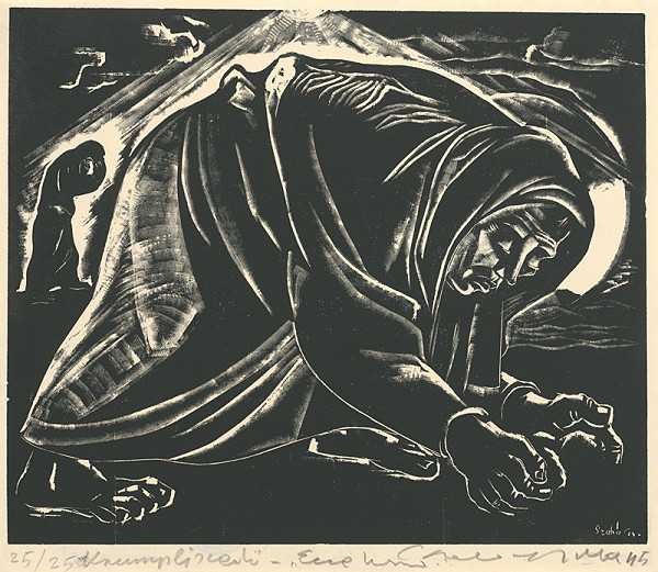 Július Szabó – Vyberanie zemiakov 