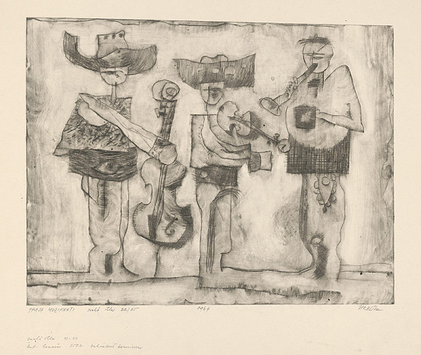 Ján Urblík – Traja muzikanti 