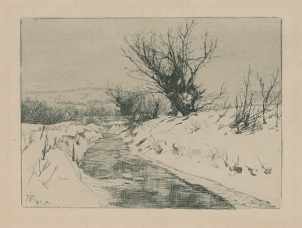 Ákos Aranyossy – Potok v zime 