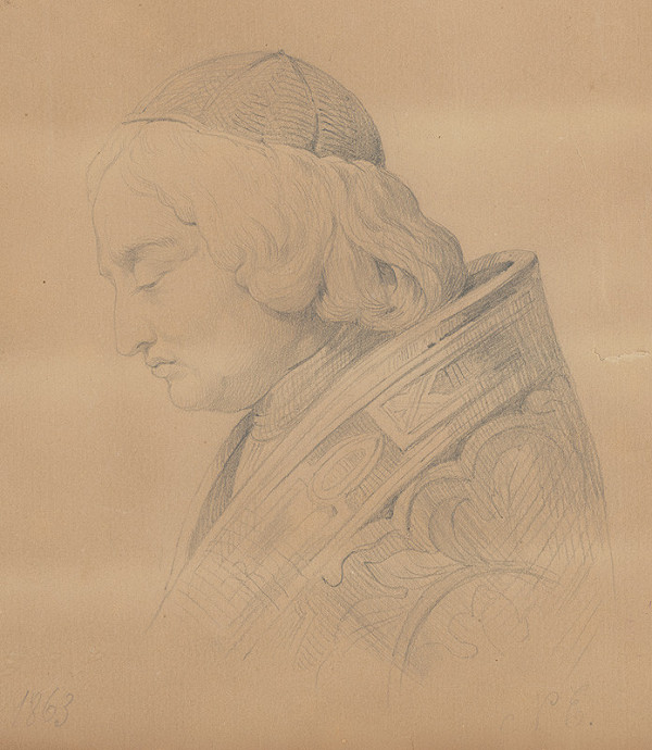 Stredoeurópsky maliar z 2. polovice 19. storočia – Portrét biskupa