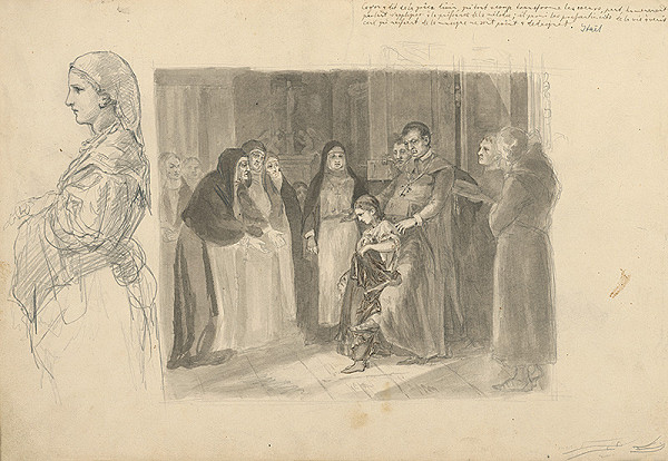 Slovenský maliar z 2. polovice 19. storočia – Štúdia postáv 