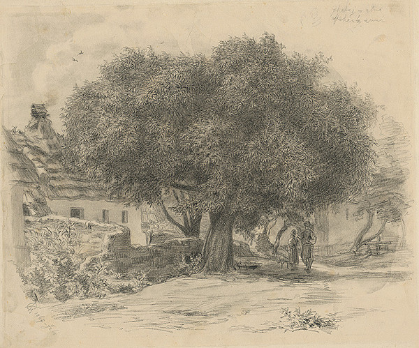 Slovenský maliar z 3. štvrtiny 19. storočia – Dedina 