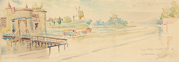 Hugo Melzer ml. – Krajina s hradbami a veternými mlynmi 