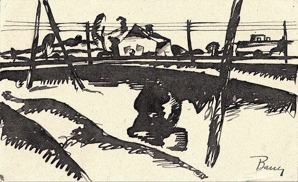 Konštantín Bauer – Pohľad na dedinu 