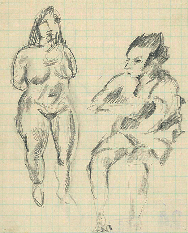 Konštantín Bauer – Štúdia ženských aktov 
