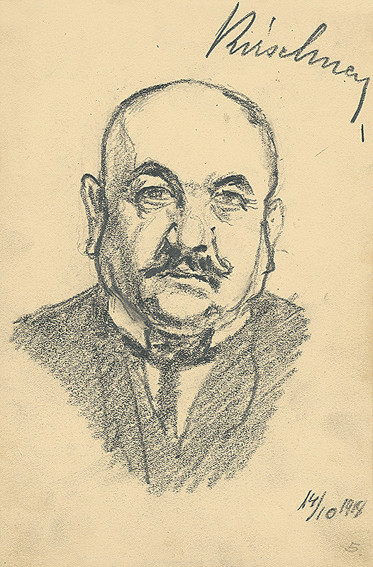 Konštantín Bauer – Štúdia hlavy muža - Kirschner 