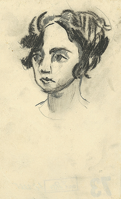 Konštantín Bauer – Štúdia ženskej hlavy 
