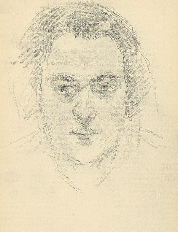 Andor Borúth – Štúdia hlavy ženy 