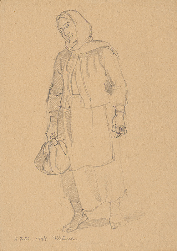 Ľudovít Feld – Žena s uzlíkom 