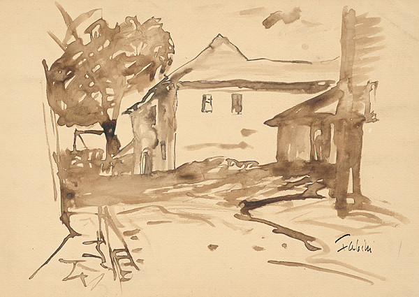 Jozef Fabini – Dom na predmestí -Ulička 