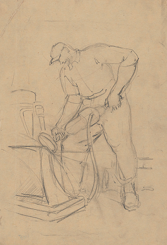 Ľudovít Feld – Pri práci II. 