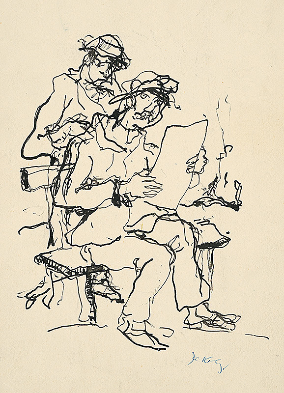 Július Jakoby – Čítajúci 