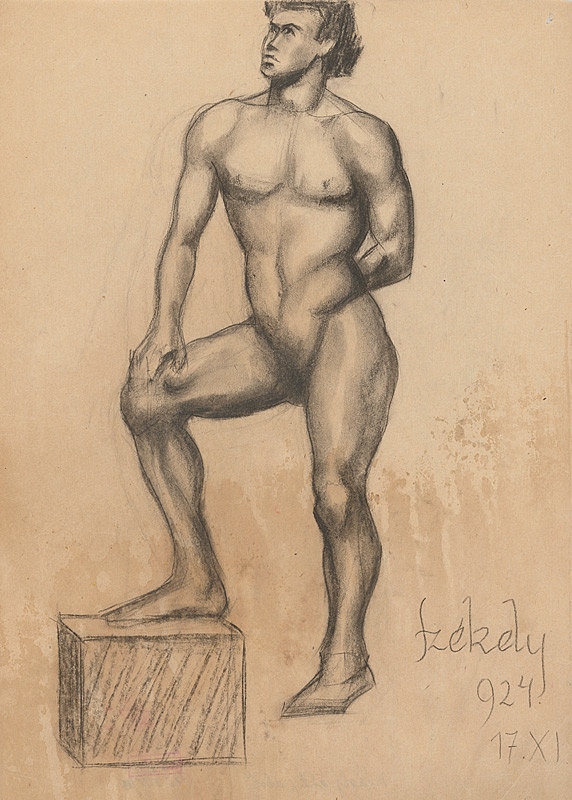 Ivan Anton Székely – Mužský akt 