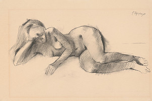 Július Hegyesy – Ležiaca 