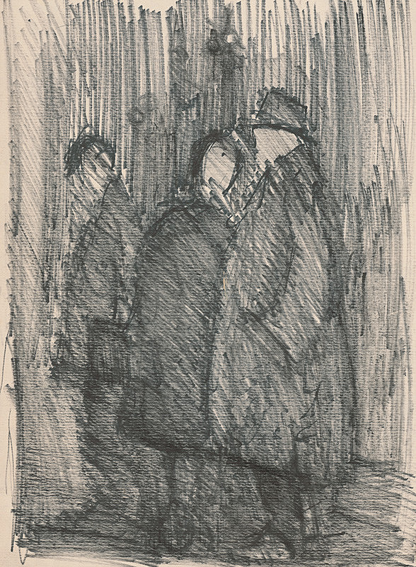 Slovenský maliar z 2. polovice 20. storočia – Stojace postavy 