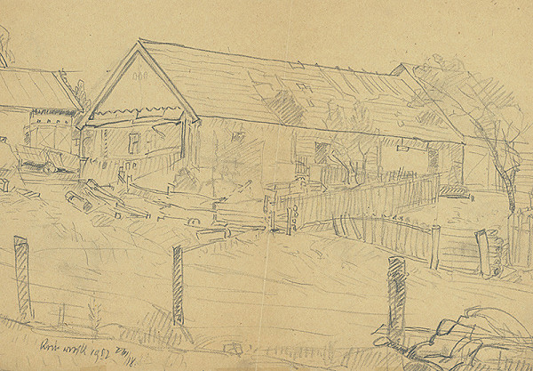 Ernest Rákosi – Dedinská chalupa 