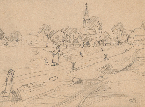 Ernest Rákosi – Cestou do dediny 