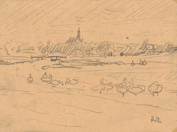 Ernest Rákosi – Husi pri potoku 