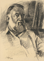 Július Hegyesy – Autoportrét 