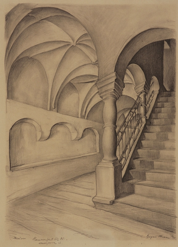 Eugen Krón – Podjazd domu č.75 na Masarykovej ulici v Prešove 