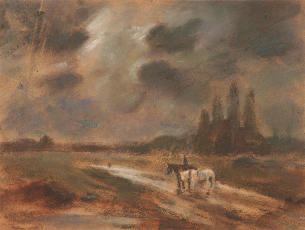 Štefan Fodor – Kone na poľnej ceste 