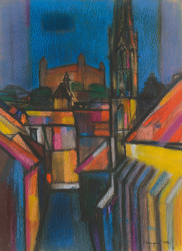 Stanislav Harangozó – Pohľad zo starej uličky 