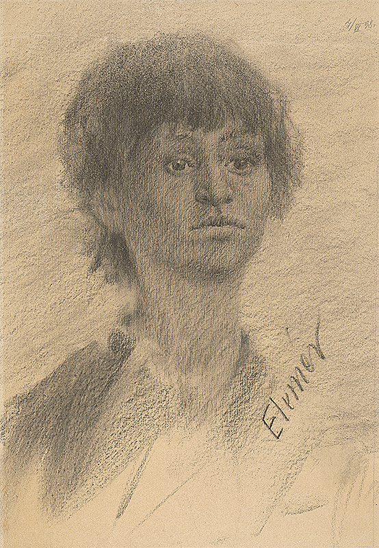 Elemír Halász-Hradil – Portrét dievčatka 