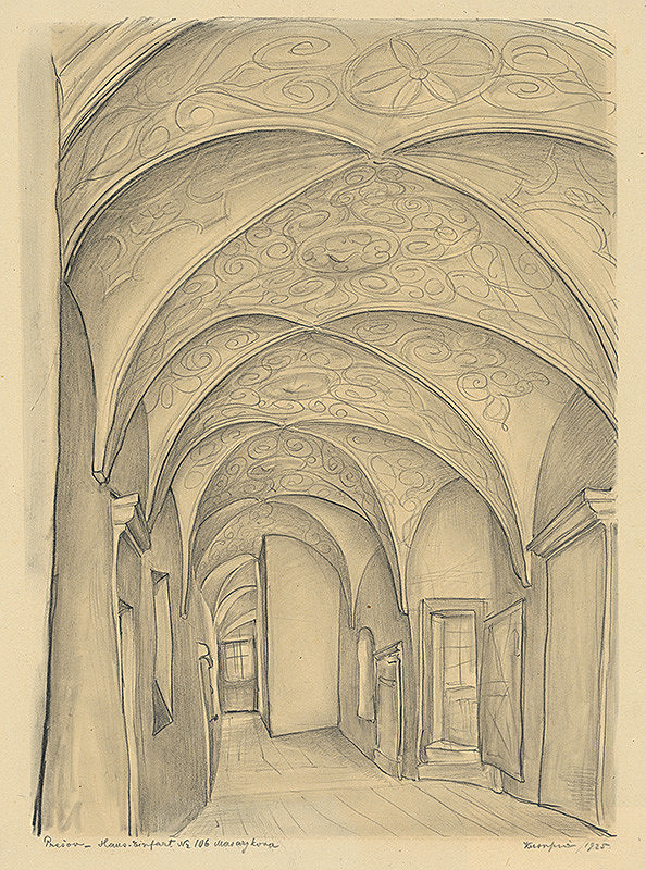 Eugen Krón – Mazhaus domu č. 106 na Masarykovej ulici v Prešove 