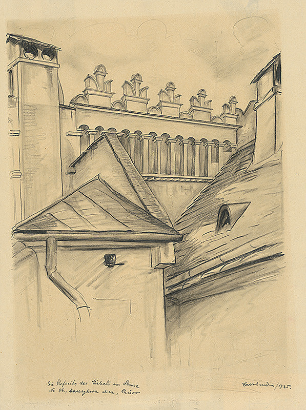 Eugen Krón – Zadná fasáda domu č. 86 na Masarykovej ulici v Prešove 