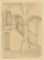 Eugen Krón – Schodište domu č. 190 na Masarykovej ulici v Prešove 