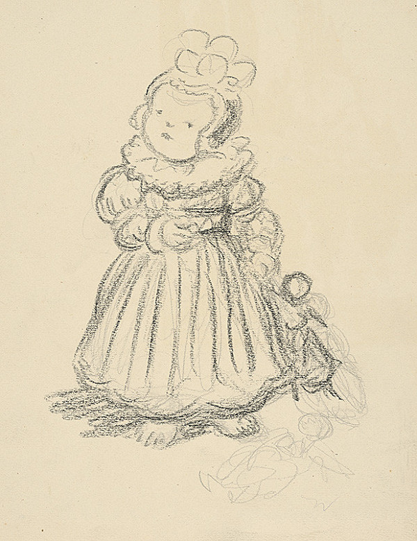 Jan Hála – Dievčatko s bábikou