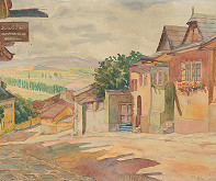 Florián Milan – Ulička v Levoči 