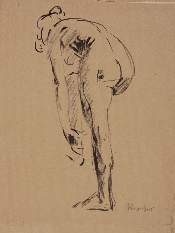 Eugen Krón – Štúdia ženského aktu 