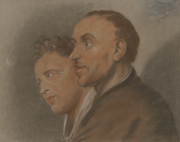 Ladislav Mednyánszky – Štúdia k dvojportrétu 