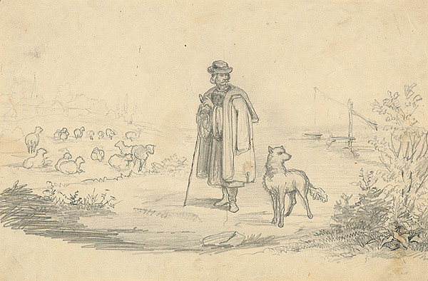 Vojtech Klimkovič – Pastier oviec na pustatine
