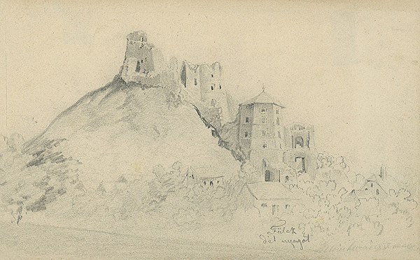 František Klimkovič – Zrúcaniny hradu Fiľakovo 